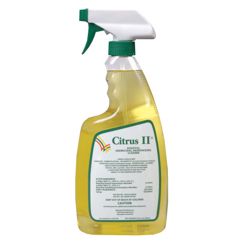 Citrus II Hospital Germicidal Cleaner with Spray, Kills 99.99% Germs